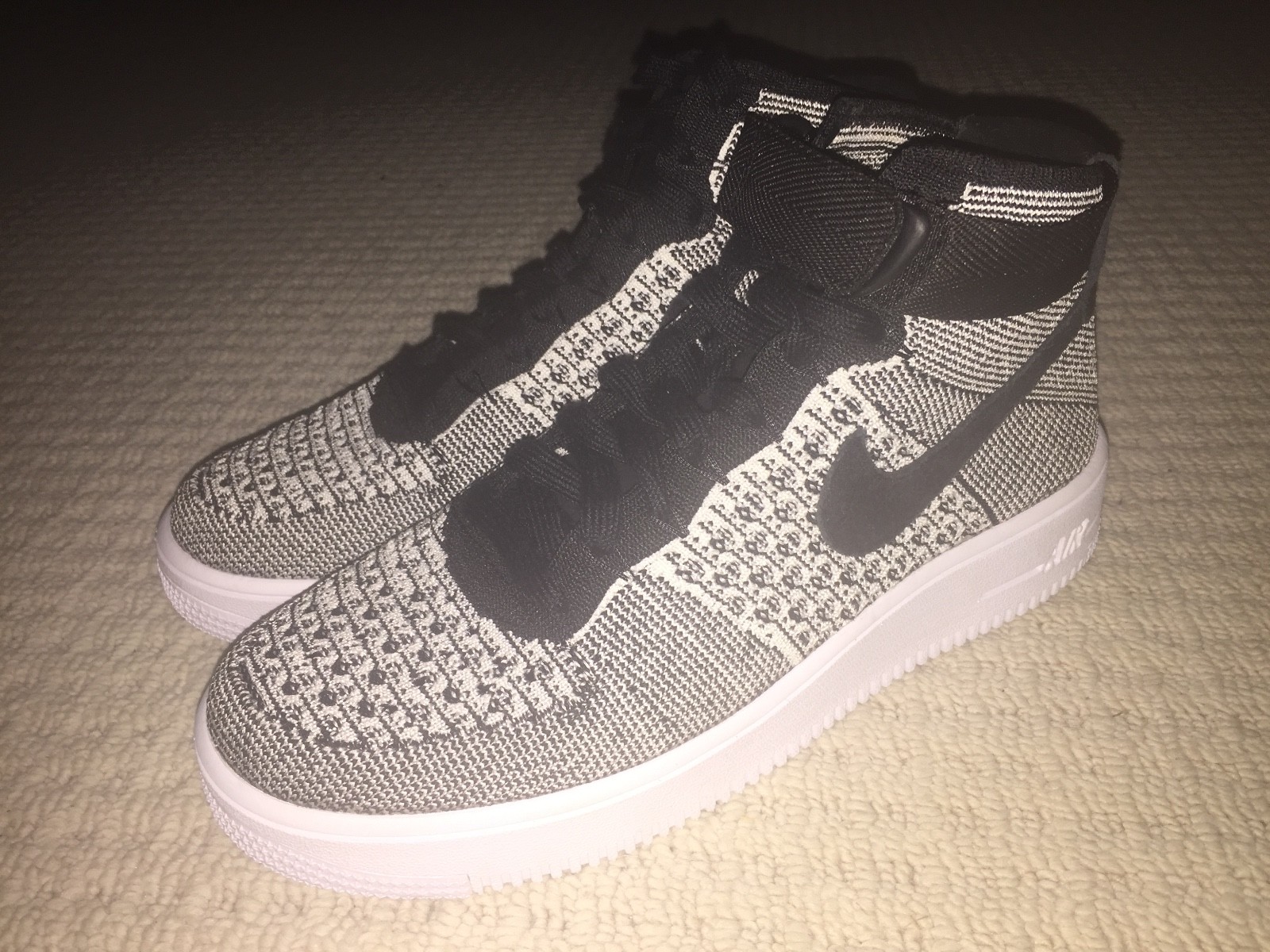 BNIB Nike Air Force 1 Ultra Flyknit Mid Black & White Price reduction BNIB Nike Air Force 1 Ultra Flyknit Mid Black & White Price reduction