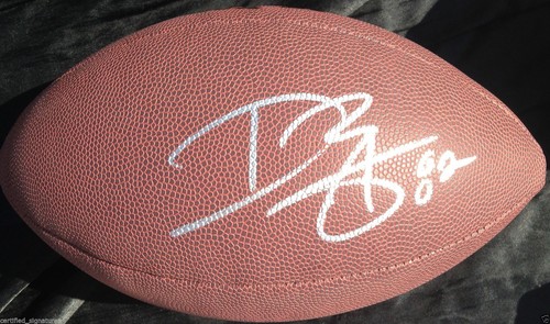 DWAYNE BOWE SIGNED NFL FOOTBALL KANSAS CITY CHIEFS LSU TIGERS PROOF COA K2 - Bild 1 von 2