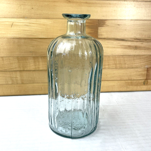 Blue Glass Vase 8.5” High Made In USA - Picture 8 of 8