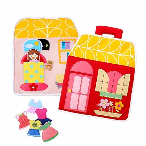 Quiet Toy Book, Busy Book, Carry Home ,Dollhouse Bag, Educational Activity Book - Picture 6 of 6
