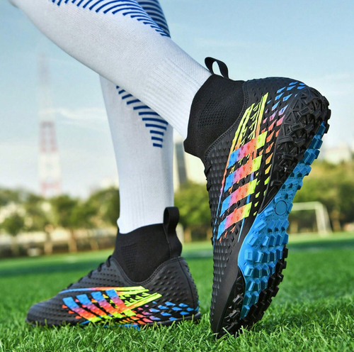 Calzado Antideslizante Zapatos Deportivos de Soccer Futbol de Hombre Niño Tenis - Picture 5 of 11