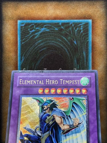 Yugioh Elemental Hero Tempest EEN-EN034 Ultimate Rare 1st Ed MP - Picture 2 of 12