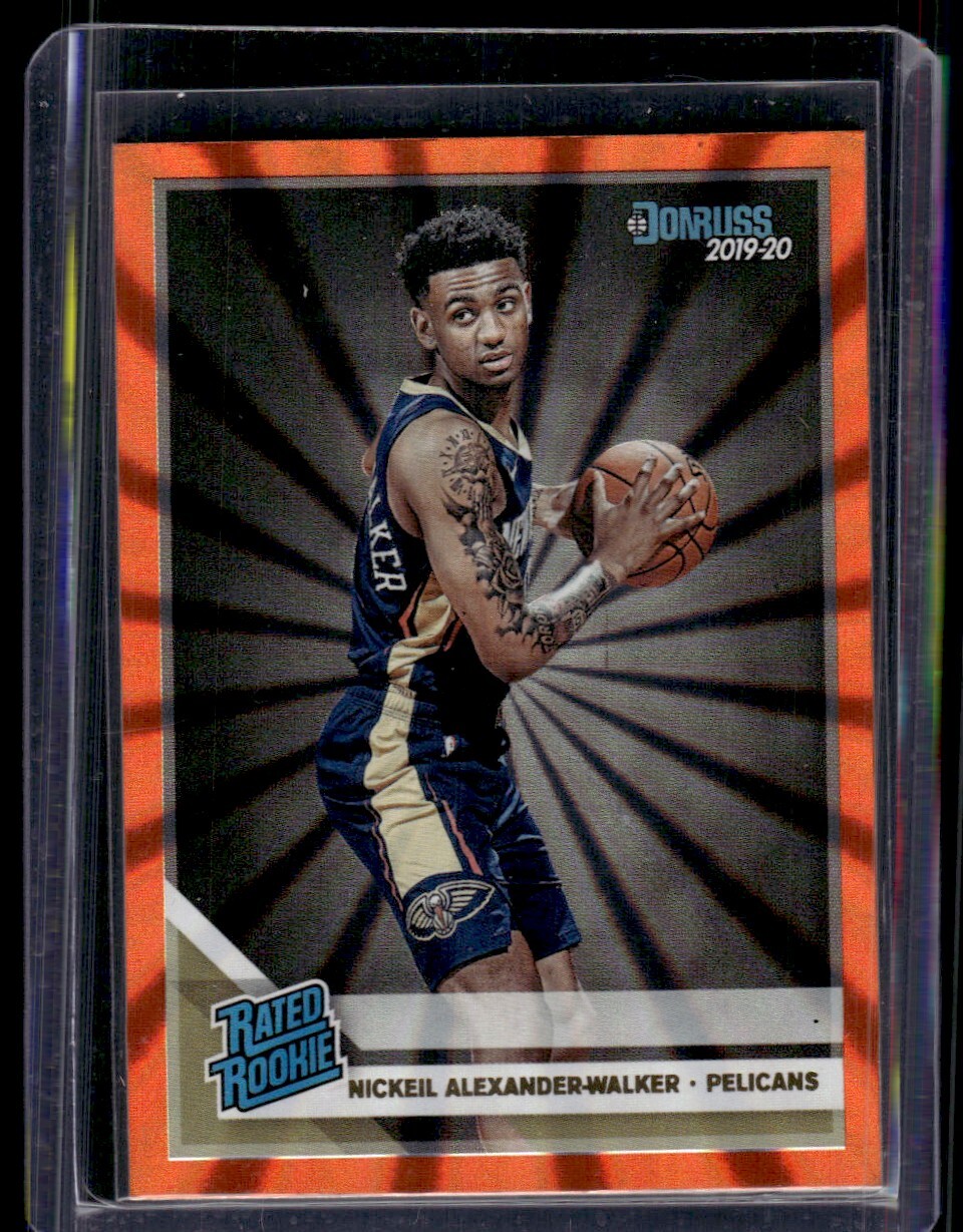 2019-20 Donruss Rated Rookie Orange Laser Nickeil Alexander-Walker Rookie #216