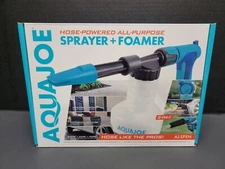 Aqua Joe 2-in-1 Hose-Powered Adjustable Foam Cannon Spray Gun-Quick-Connect NEW!