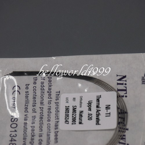 10 Pcs Dental Orthodontic Heat Thermal Activated Round/Rectangular Niti Archwire - Picture 34 of 139