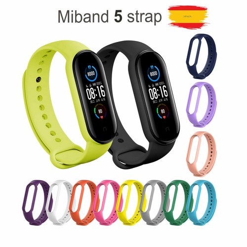 RECAMBIO PARA PULSERA ACTIVIDAD XIAOMI MI BAND 5 SMARTWATCH MIBAND CORREA RELOJ - Imagen 1 de 20