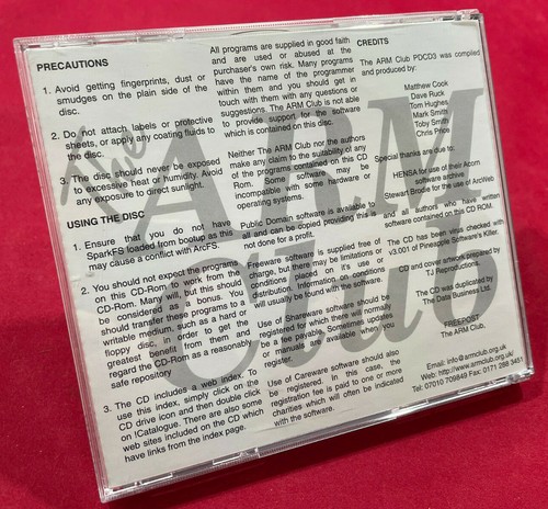 The ARM Club PDCD 3 Shareware CD ROM für Acorn RISC OS  - Bild 2 von 5