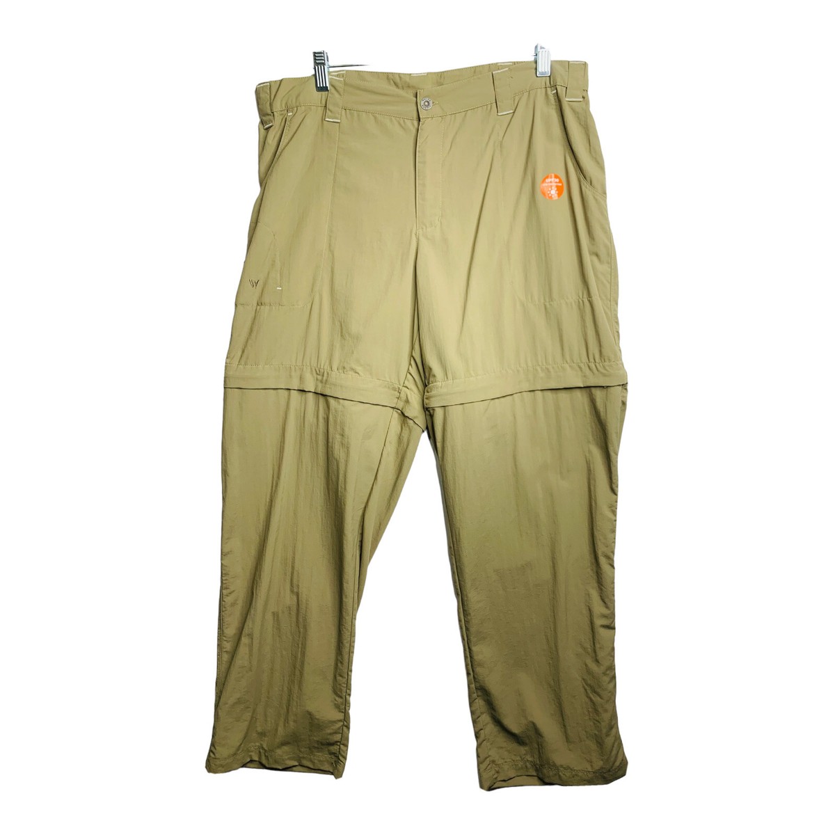 White Sierra Women Hiking Pants Zip Off Point Convertible Size XL UPF 30