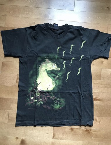 Nirvana seahorse t shirt 1993 L vintage GIANT rare