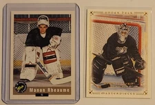 1992 Classic Draft Picks Manon Rheaume #59 + UD Classic Masterpieces