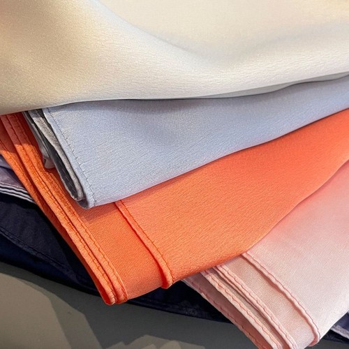 Seiden satin Langer Schal Dünn Weibliche Tücher und Wraps - Picture 3 of 22