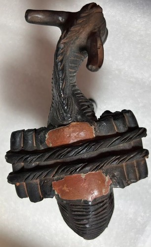 Chulucanas Peruvian Folk Art Fired Clay Figurines 12.5in Woman And 3 Burros VTG - Bild 5 von 22