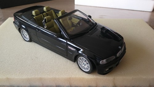 Kyosho 1:18 80430024431 BMW M3 E46 descapotable en negro, embalaje original, excelente estado, como NUEVO - Imagen 4 de 21