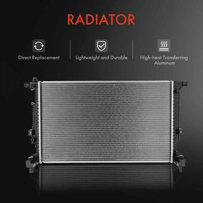 LEDKINGDOMUS Aluminum Radiator For 2013-2016 Dodge Dart 1.4L 2.0L 2.4L – Direct Fit Replacement 5 thumbnail image
