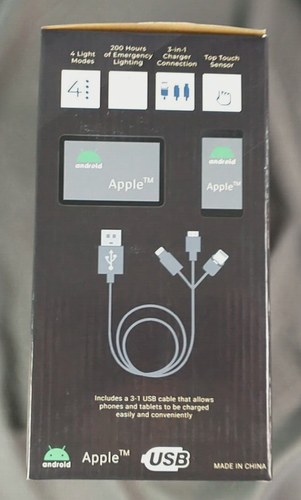 Rechargeable Emergency Table Lamp LFI Power Failure NIB E055/E056 - Picture 2 of 5