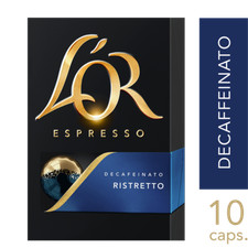 400 Capsule in Alluminio L'OR RISTRETTO DECAFFEINATO Nespresso Int.9 LOR DEK