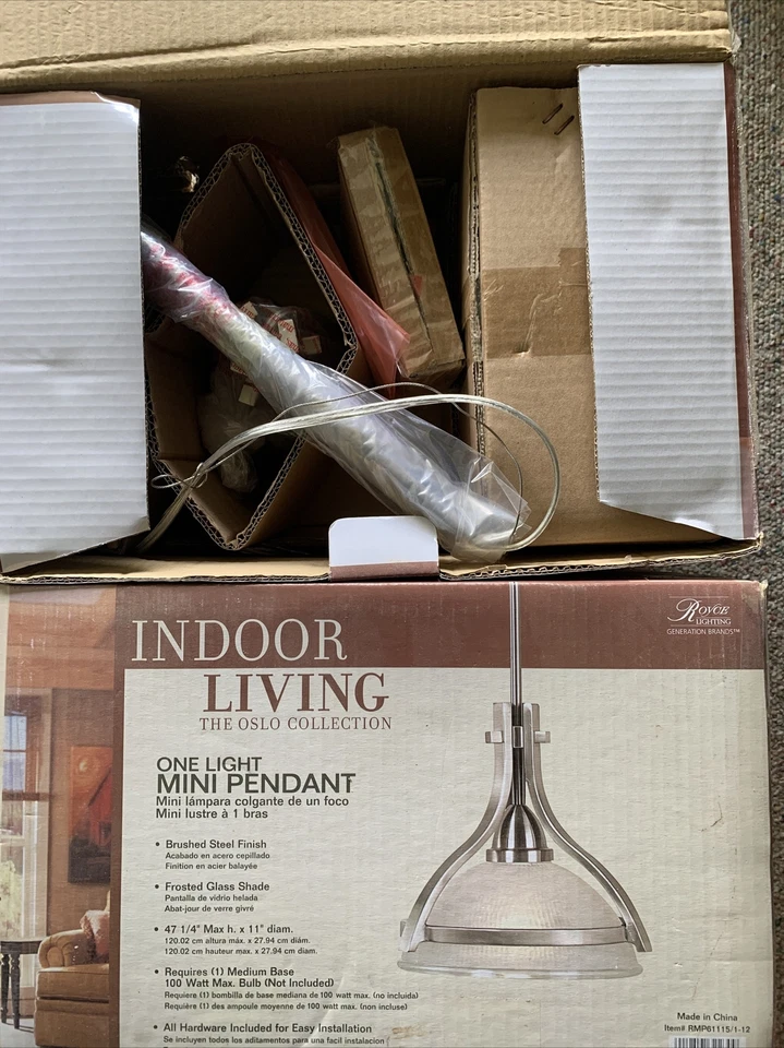 Royce Lighting Indoor Living One Light Mini Pendent (set of 2) - Image 2 of 3