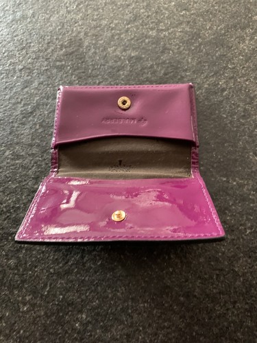 Mulberry Purple Patent Card Case - Picture 2 of 4