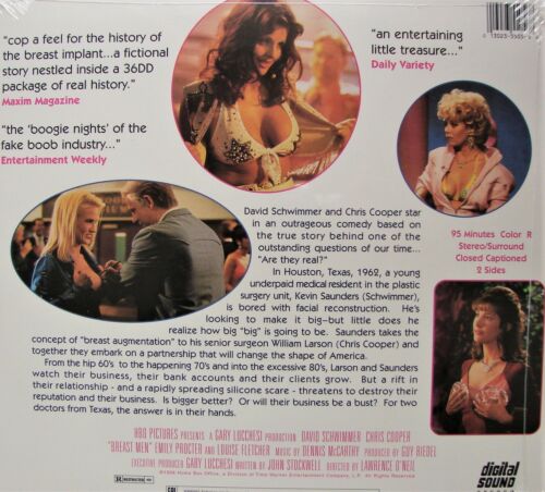 BRUSTMEN David Schwimmer Chris Cooper True Story HBO Komödie LASERDISC NEU - Bild 3 von 5