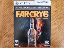 New! Far Cry 6 Ultimate Edition w/ SteelBook + Season Pass (PlayStation 5 PS5)