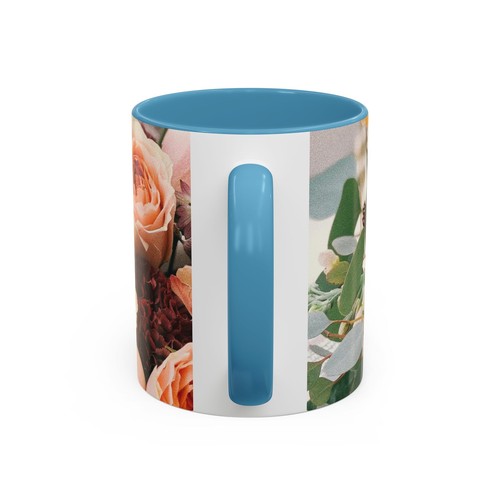 Floral Accent Coffee Mug Elegant Drinkware, Gift for Garden Lovers, Floral Decor - Imagen 37 de 65