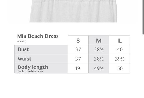Damen Strandkleid weiß Baumwolle Größe M - mit Geschenkbox Strand Hochzeit - Bild 6 von 8