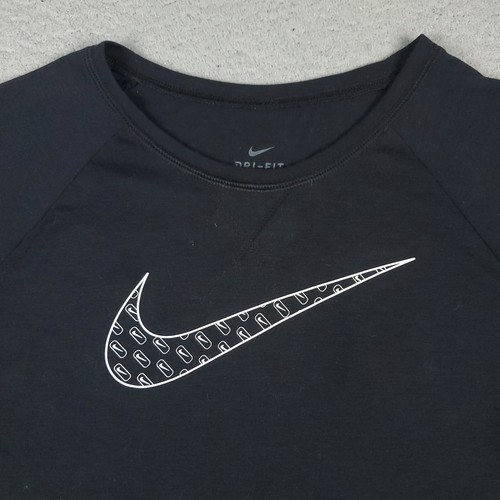 Nike T-Shirt Boys Size XL Black Basketball Casual Short Sleeve Kids/Youth * - Picture 2 of 8