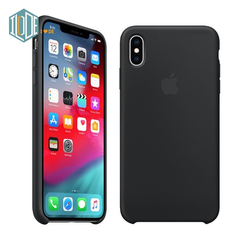 Funda Silicona Oficial Original Apple para iPhone XS Max (Negro/Rojo) - Imagen 4 de 15