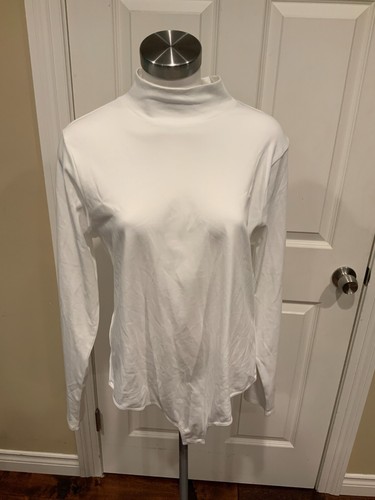 Hill House White Long Sleeve Mock Neck Luna Bodysuit Size 2XL NWT - Picture 2 of 8