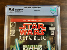 Star Wars Republic #51 CBCS 9.4 from 2003! Dark Horse 1st Durge