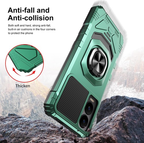 Hartglas/Roboter Hybrid Cover Handy Hülle für AT&T Vista 2 U572AA - Bild 21 von 25