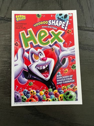 2011 Wax Eye Cereal Killers Series 1 and 2 Complete Your Set U PICK GPK BASE - Picture 41 of 264