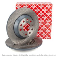 febi Bremsscheiben Satz Ø 258mm für DAEWOO LEGANZA (KLAV) NUBIRA (J100) hinten