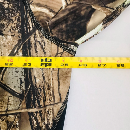 Realtree Habit Men Camo Jacket 1/4 Zip Pullover Long Sleeve Scent Control XL New - Picture 4 of 10
