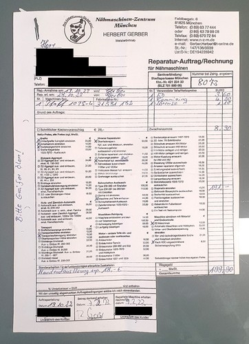 Pfaff tipmatic 1025 Nähmaschine - 1A-Zustand - voll funktionst. gen.-überholt - Bild 12 von 12