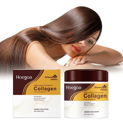 NEW Collagen Hair Treatment, Maca Collagen Hair Deep Repair Mask, 100g - Picture 2 of 16