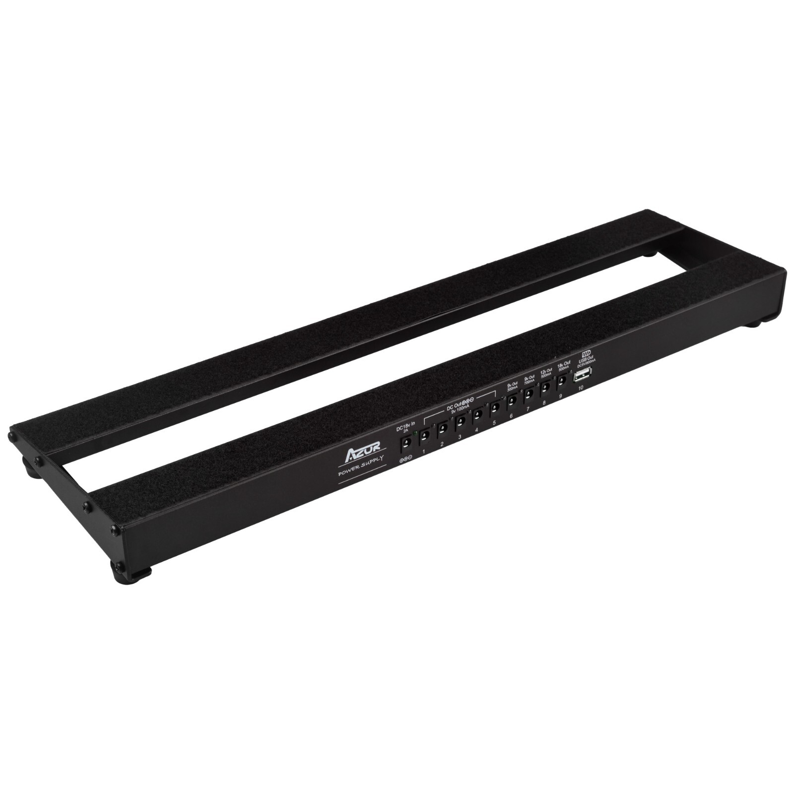 AZOR Pedalboard Eingebautes 9Ausgänge Netzteil Pedalboard Gitarrenteile Tasche