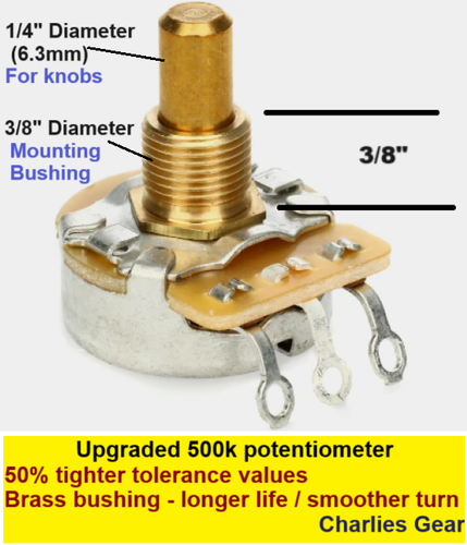 Reverse Tele Solderless H-H wiring upgrade + 500k for P-90 or Humbuckers! - Picture 2 of 8