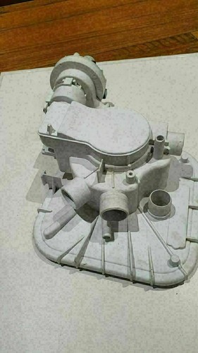 Smeg dishwasher sump manifold & drain pump (SR2).. - Picture 11 of 12