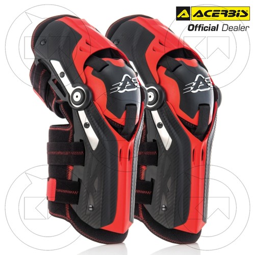 ACERBIS GORILLA GINOCCHIERA OMOLOGATA LIVELLO 2 MX MOTO CROSS ENDURO NERO/ROSSO - Imagen 1 de 4