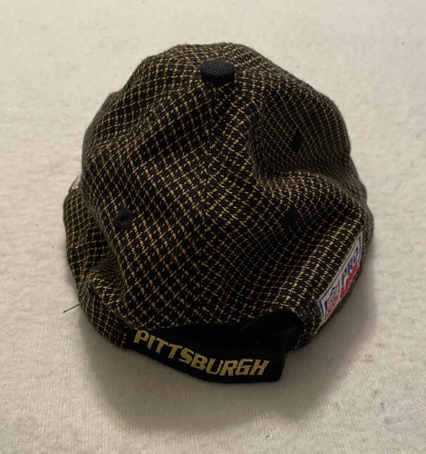 Vintage NFL Pro Line Pittsburgh Steelers Hat Cap Trucker Adjustable Wool Blend - Picture 3 of 10