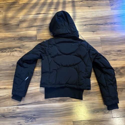 North Face Women's 600 Down Prodigy Hooded Down Fill Jacket Size Medium Black - Picture 9 of 20
