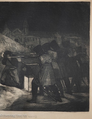 Antique 19th Century Etching Episode of the 2nd of May after Francisco Goya - Picture 4 of 10