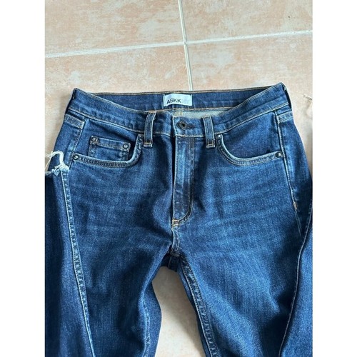 Pantalones de mezclilla ajustados ASKK NY usados una vez Russel para mujer talla 25 - Imagen 3 de 10