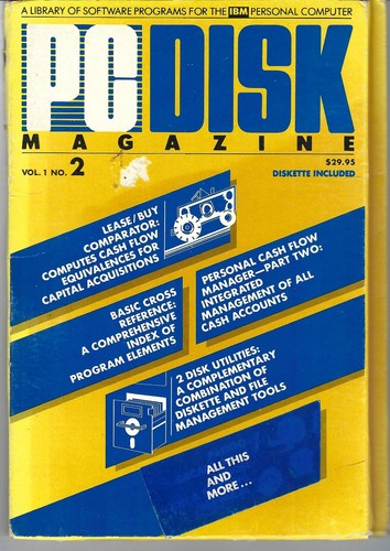 ITHistory (1983) IBM PC Software: PC DISK MAGAZINE (Ziff) 5.25" Disk (RARE) - 第 1/4 張圖片