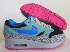 WMNS NIKE AIR MAX 1 ID UNLOCKED BY YOU "SAFARI ATMOS" BLACK SZ 5.5 [DO7415-991]