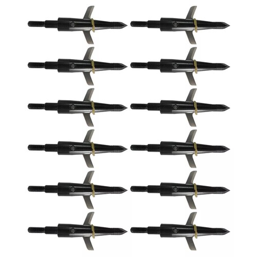 Hottest 12Pcs Swhacker Hunting Broadheads 100Gr 2-Sharp Blade Crossbow Tips - Picture 48 of 59