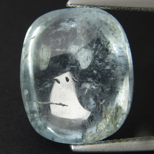 16.81Cts Natural Aquamarine 16.6x14.2x9mm Cushion Cabochon Loose Brazil Gemstone - Picture 5 of 5