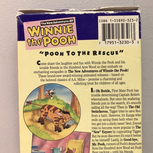 New Adventures of Winnie the Pooh VHS Disney Video Tape To The Rescue Vol. 10 - Picture 11 of 12