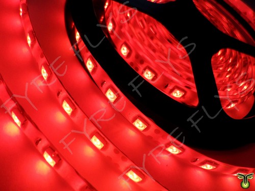 2x 2' (24") Red LED Boat Deck Light Waterproof Bow Trailer Fishing Pontoon 12v - Picture 2 of 5